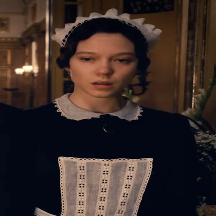 Seydoux first appeared in The Grand Budapest Hotel as Clotilde and The French Dispatch as Simone.