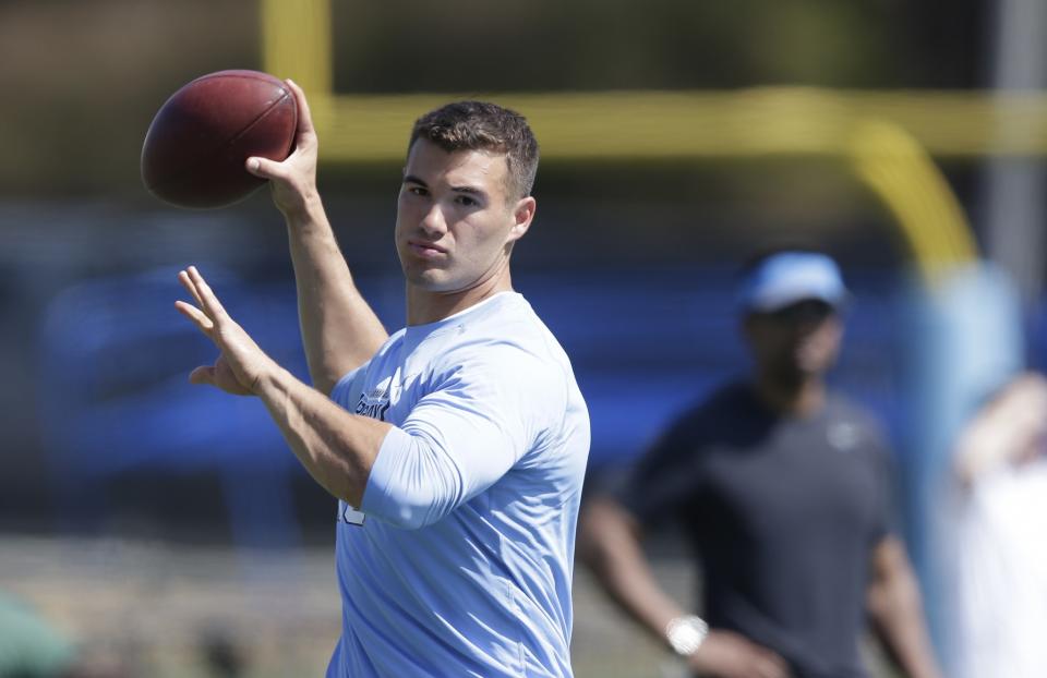 North Carolina’s Mitchell Trubisky could be the first QB drafted in 2017 despite a lack of experience. (AP)