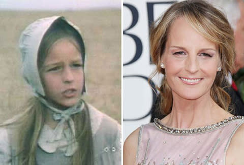 <p><b>Helen Hunt (Best Supporting Actress)</b><br>Nominated for: The Sessions<br><br>Helen Hunt’s performance in ‘The Sessions’ has been called brave my pretty much anyone who’s seen it (for obvious reasons), but here’s a thankfully more conservative shot of younger Helen back in a 1975’s TV adaptation of ‘The Swiss Family Robinson’.</p>