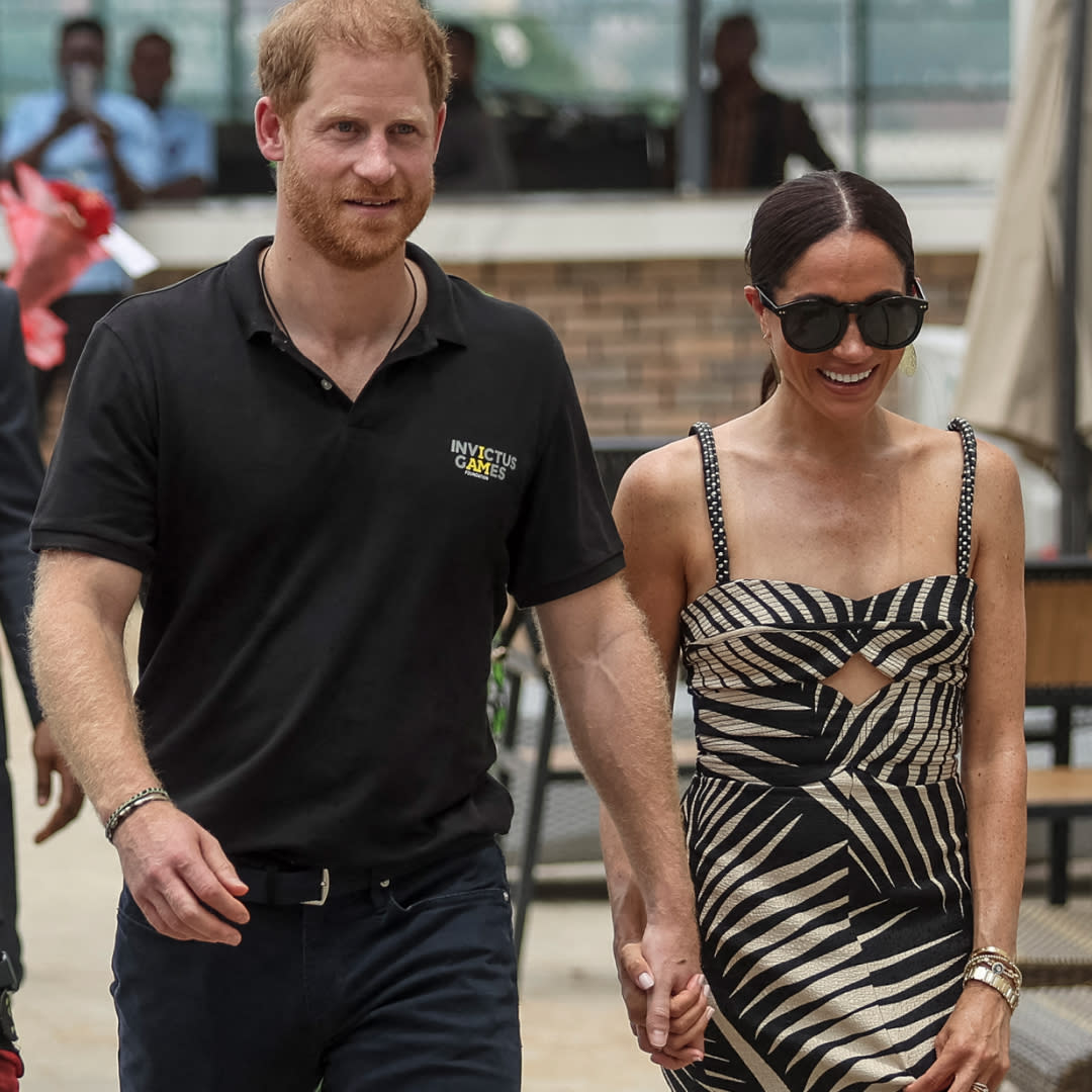  Meghan Markle and Prince Harry in Nigeria on day two of their tour. 