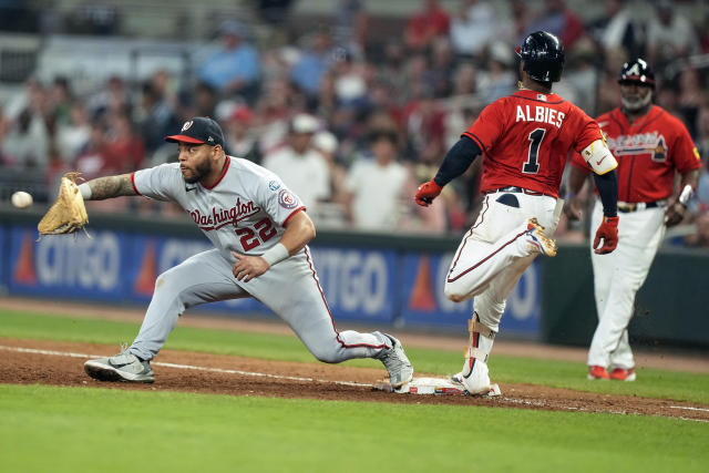 Gore and Robles exchange words following a misplay in the