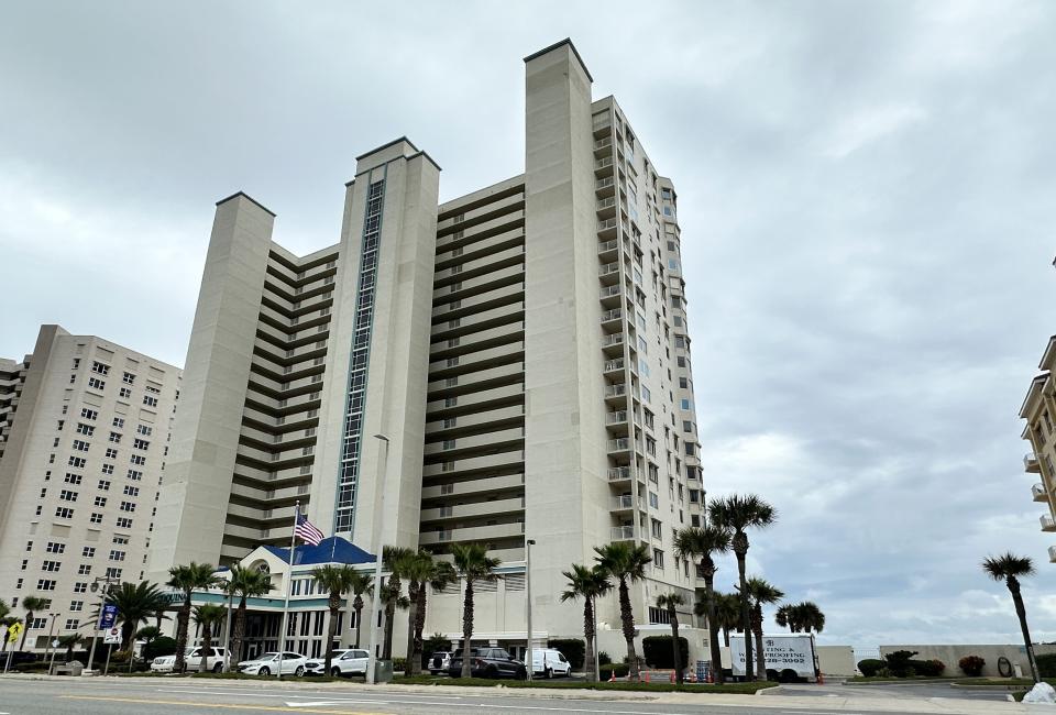 The Grand Coquina Condominiums, 3333 S. Atlantic Ave., in Daytona Beach Shores, saw a 228% increase in property insurance rates in 2023, despite the fact that its insurer denied a water damage claim. The condo association is fighting that determination.