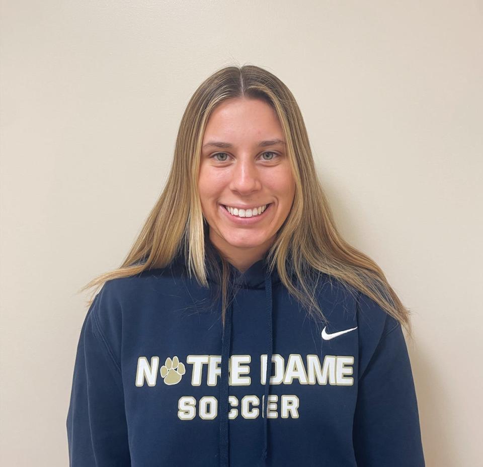 Lola Griffin of Notre Dame Academy has been named to The Patriot Ledger/Enterprise All-Scholastic Girls Soccer Team.