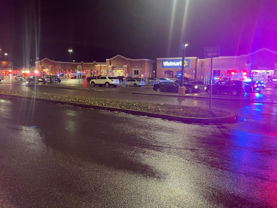 A large police presence has been called to the Beavercreek Walmart.