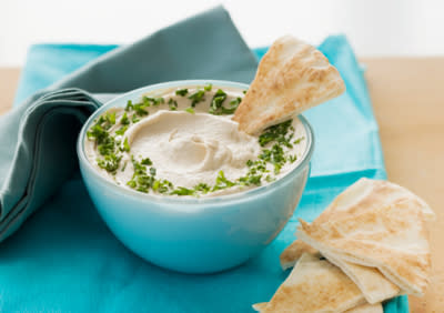 <p>Tahini is a common ingredient in hummus, something that's very easy to whip up. If you want more of a challenge try our <a rel="nofollow" href="http://au.lifestyle.yahoo.com/food/recipes/recipe/-/5713914/chickpea-burgers-with-spinach-salad-tahini-dressing/" data-ylk="slk:Chickpea burgers with spinach salad and tahini dressing;elm:context_link;itc:0;sec:content-canvas" class="link ">Chickpea burgers with spinach salad and tahini dressing</a></p>