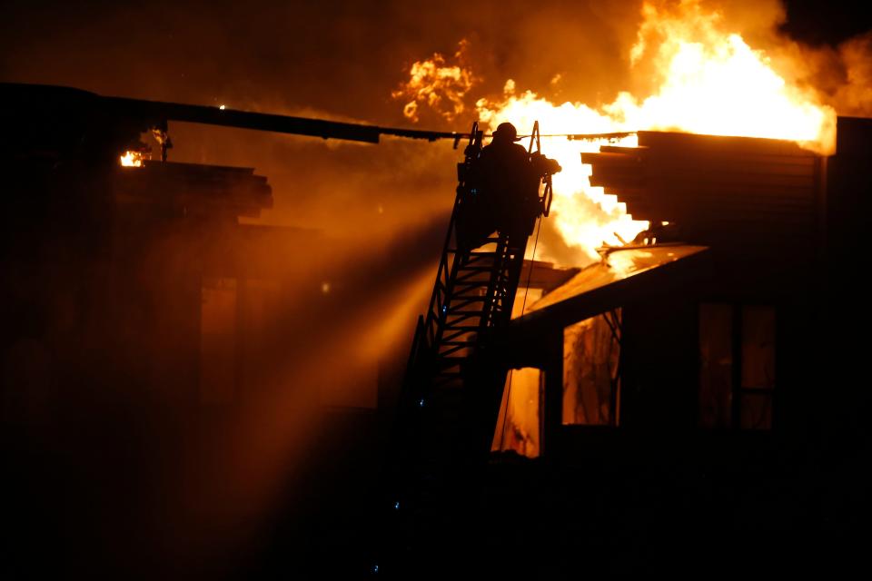 The blaze that destroyed the Canton apartments in February is believed to have been the biggest fire in city history.