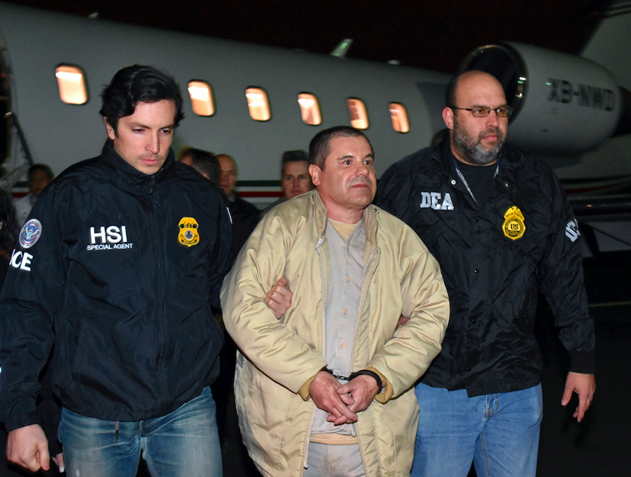 <em>El Chapo <span class="s1">smuggled enormous amounts of narcotics into the US</span> (AP)</em>