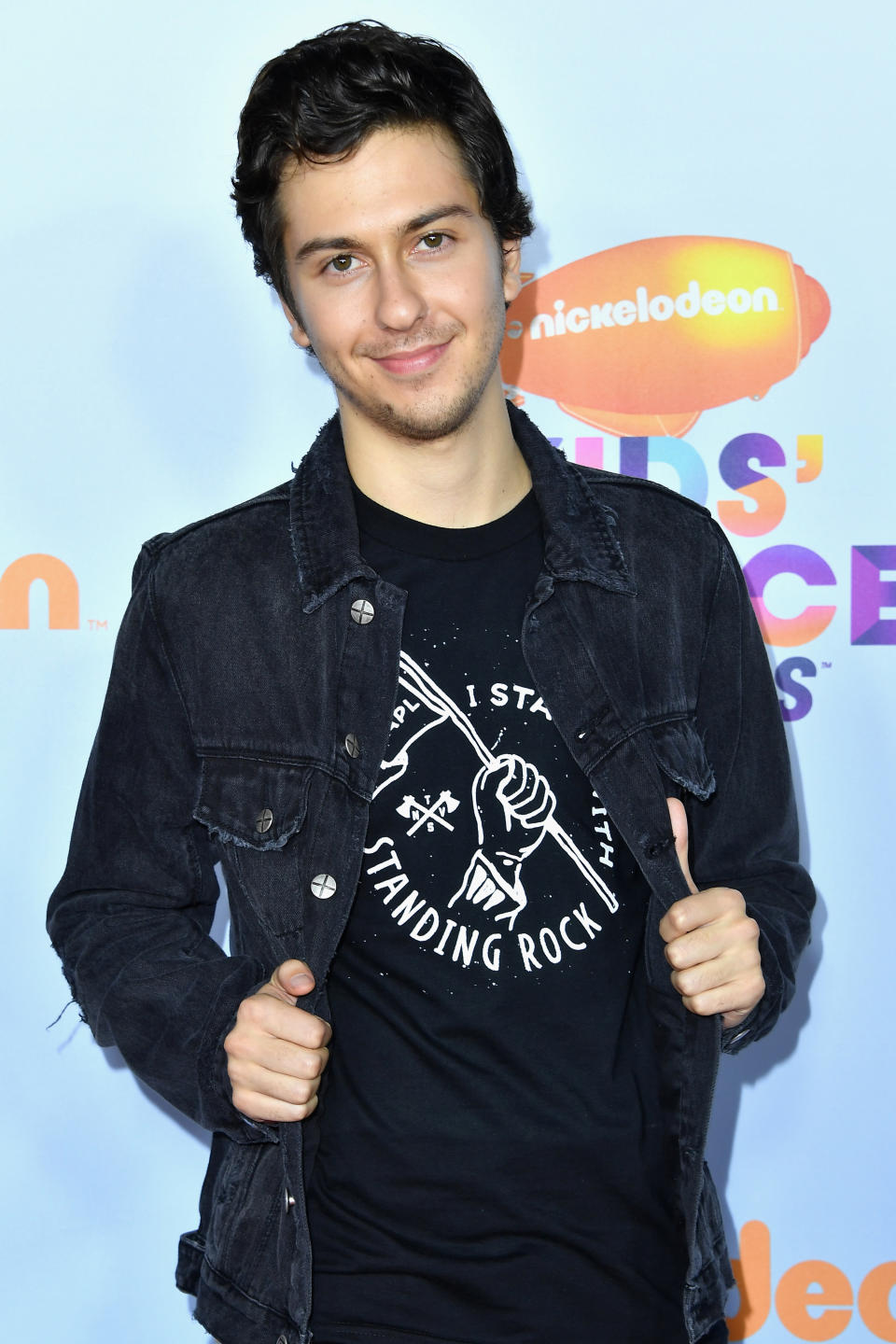 Actor Nat Wolff at Nickelodeon's 2017 Kids' Choice Awards at USC Galen Center