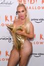 <p>Reality star Coco donned Madonna's golden cone bra from her Blonde Ambition era at Heidi Klum's 20th Annual Halloween Party in 2019.</p>