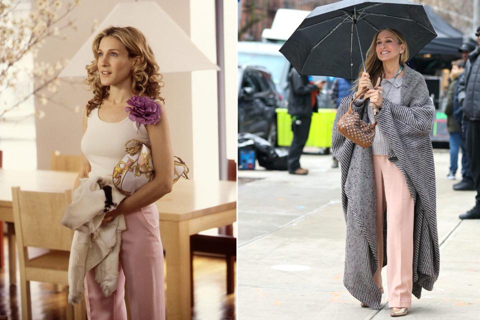 Sarah Jessica Parker Pink Pants Tout