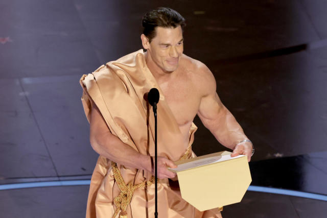 A Nude John Cena Makes the Oscars a Night to Remember - Yahoo Sports