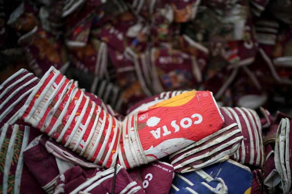 The coffee chain has said it will pay a supplement of £70 to waste collectors for every tonne of coffee cups collected (Getty Images)