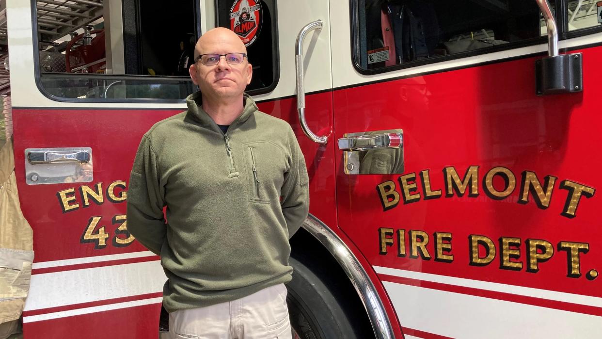 Belmont Fire Chief Todd Davis shares pinnacle points of his career.