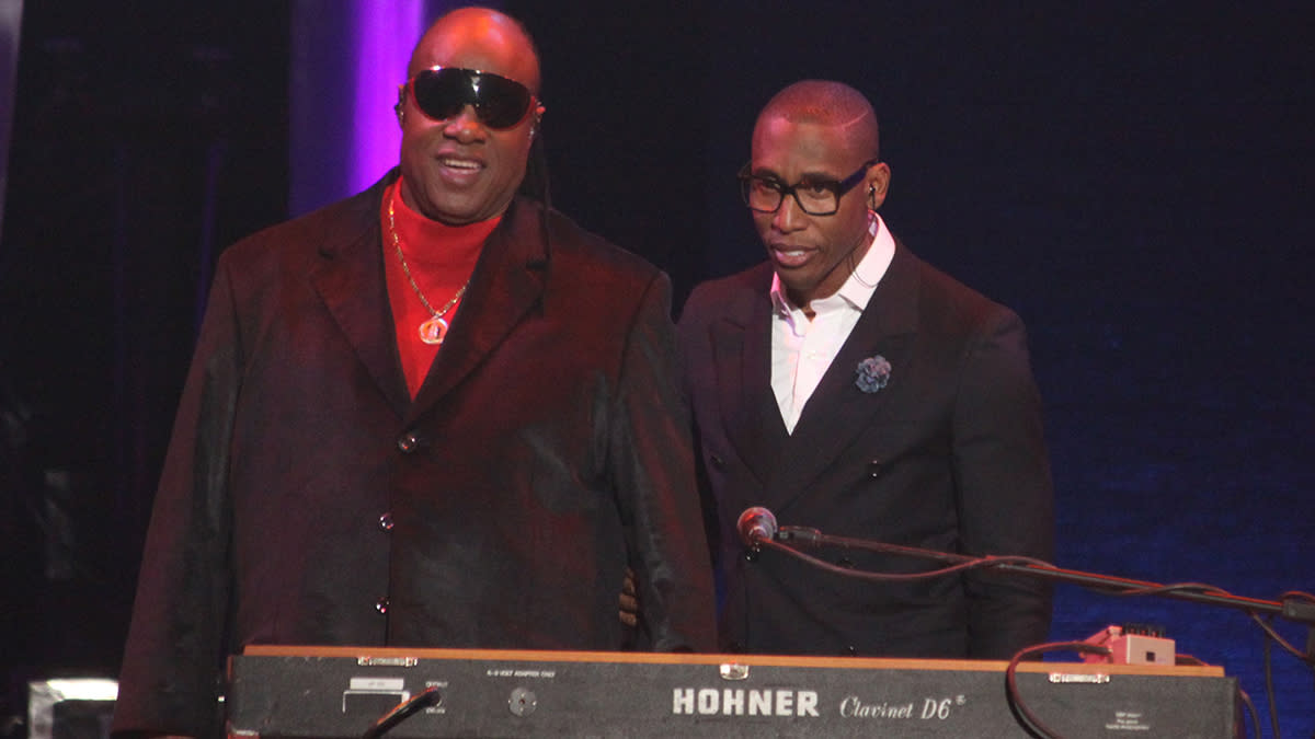  Stevie Wonder and Raphael Saadiq. 