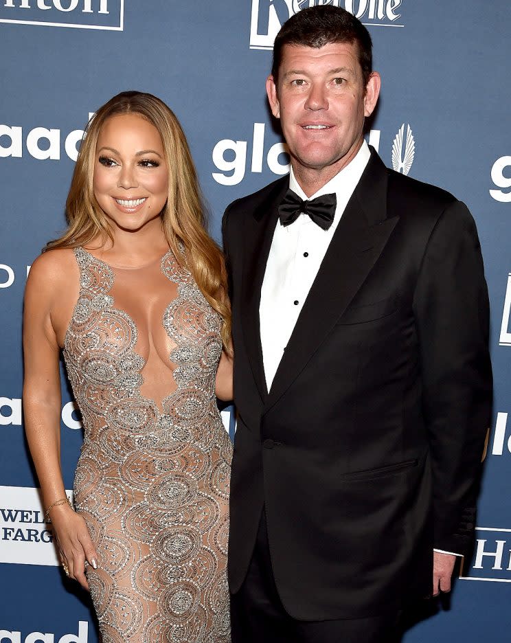 The romance between diva Mariah Carey and Australian billionaire James Packer went south in October. Up until then, their relationship has rolled along, with the two first stepping out together in September and, just four months later, planning to marry. Multiple reports confirmed the split, but no one could agree on exactly why it happened and who exactly is to blame. What’s certain: Carey is no longer wearing her $10 million, 35-carat engagement ring. (Photo: Dimitrios Kambouris/Getty Images for GLAAD)