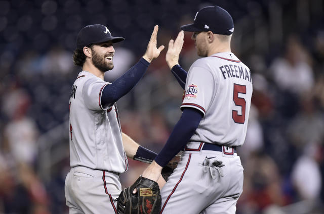 No More Fielders 🧢 on X: No matter where he signs, it'll never take away  from the fact that Dansby Swanson wore this jersey during the World Series  parade, and that will