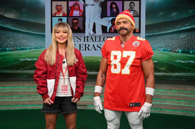 Travis Kelce offers advice to couples dressing as him and Taylor Swift for  Halloween - The Mirror US