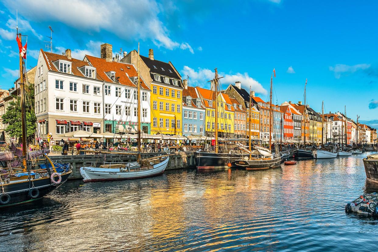 Copenhagen, Denmark on the Nyhavn Canal.