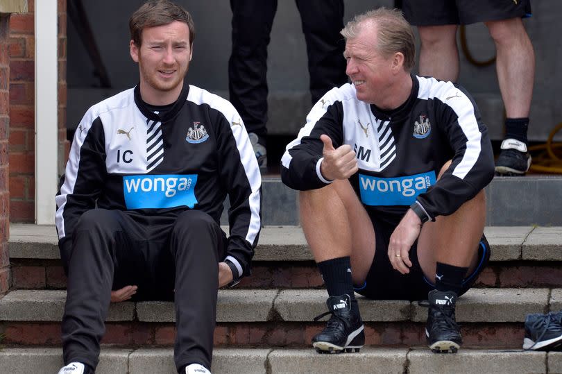 Steve McClaren and Ian  Cathro