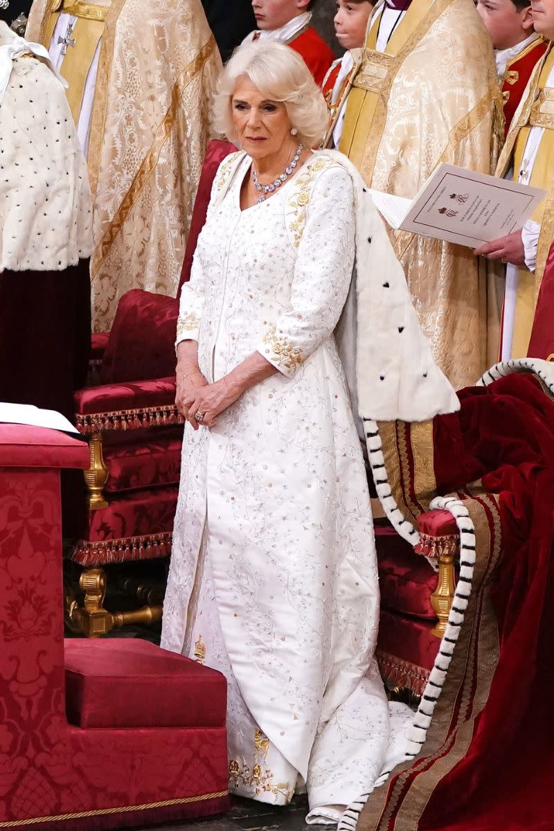 queen camilla at the coronation