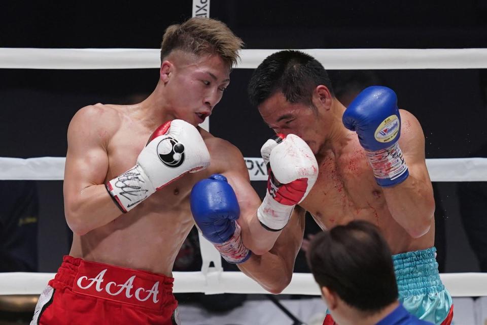 Naoya Inoue (left) stopped Aran Dipaen in December (Getty Images)