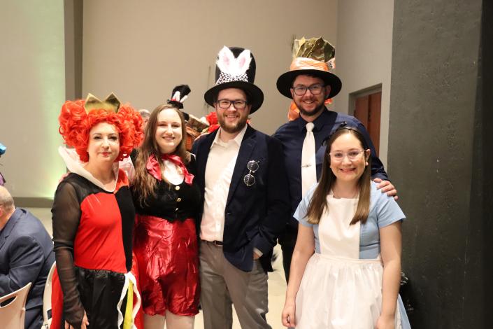Amarillo Botanical Gardens encourages individuals to dress in character at its 11th annual Mad Hatters Ball, to be held Friday evening at the gardens, 1400 Streit Dr.