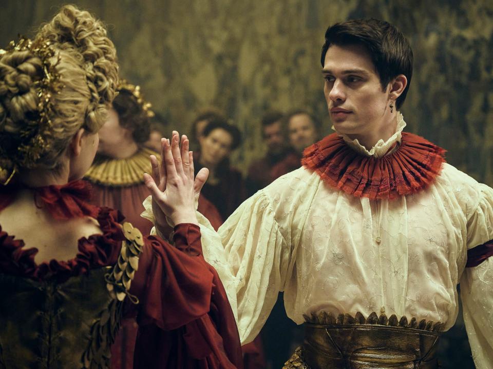 Nicholas Galitzine as George Villiers in "Mary & George."