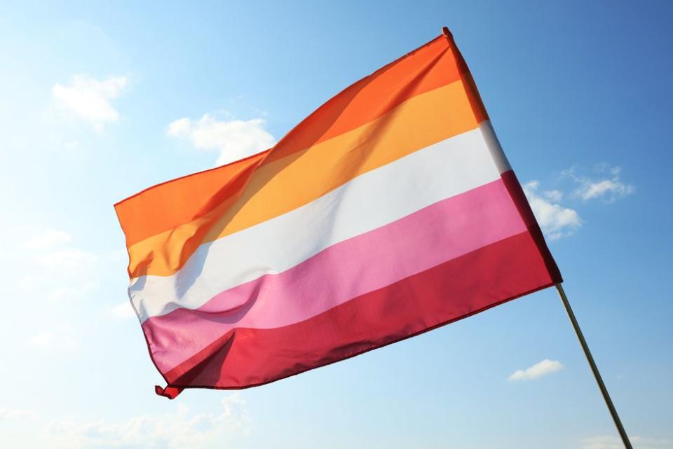 The official lesbian pride flag