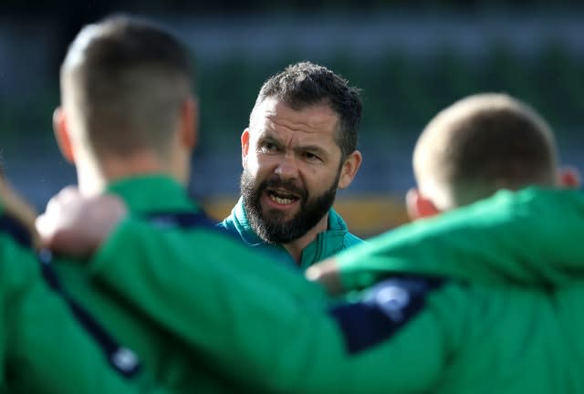 Andy Farrell's first year as Ireland head coach was assessed as 