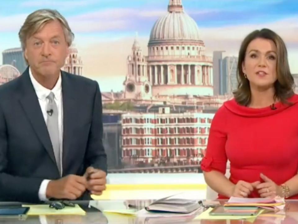 Richard Madeley and Susanna Reid (Twitter)