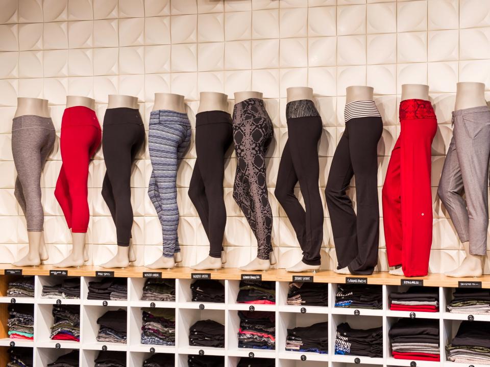 Lululemon old pant wall