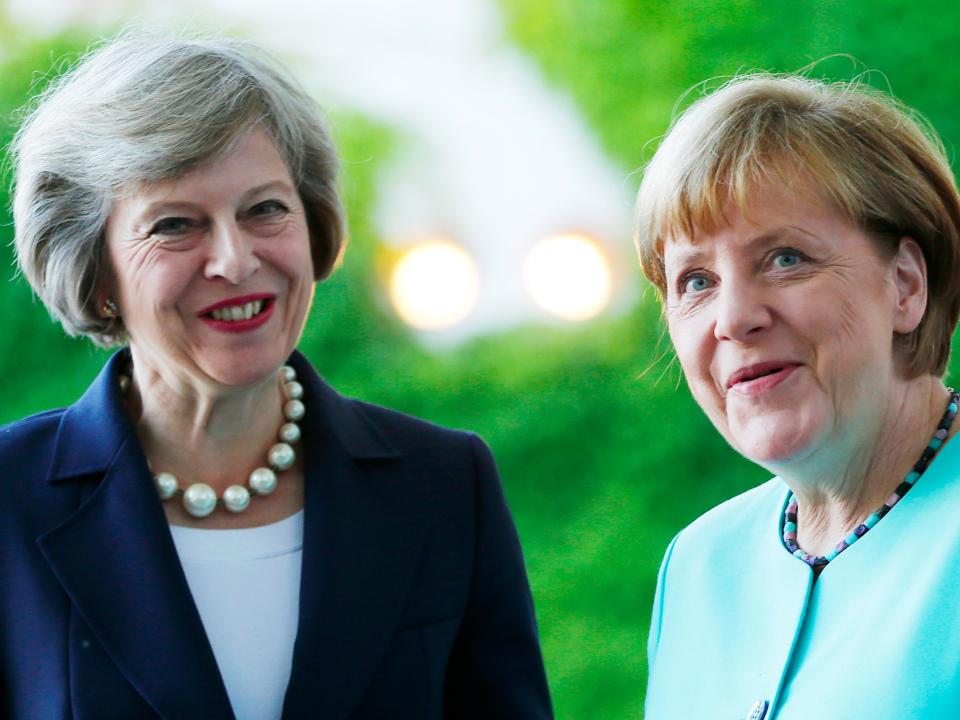 May and Merkel