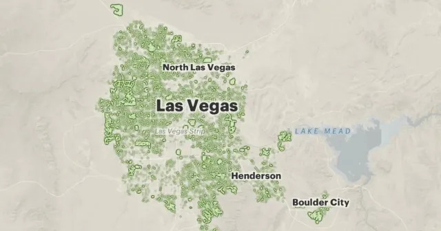 Las Vegas Valley landscape 