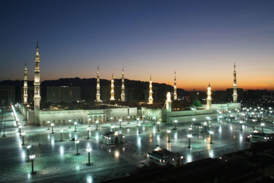 <b>JEDDAH, SAUDI ARABIA:</b> One of the 1,300 mosques in Jeddah, the second largest city in Saudi Arabia and one of the principal gateways to the Holy City of Mecca.