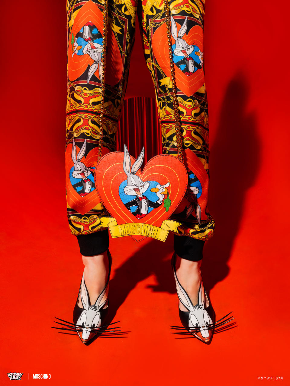 Moschino’s Year of the Rabbit campaign featuring Bugs Bunny.