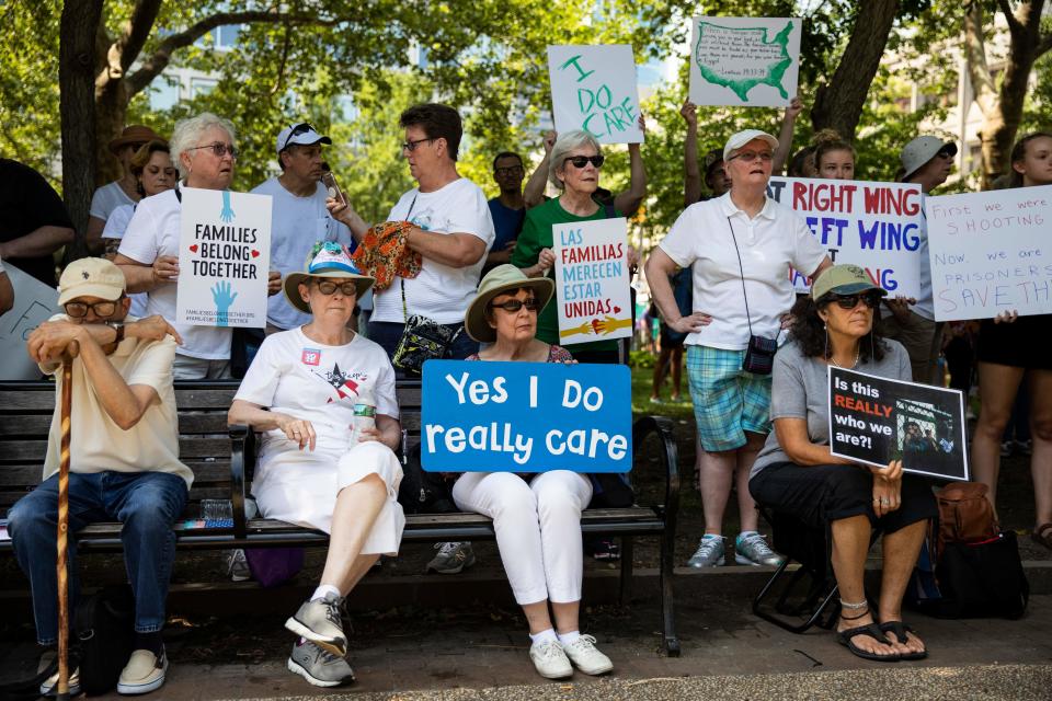 Glamour.com rounded up some of the most powerful signs from the Families Belong Together marches on Saturday.