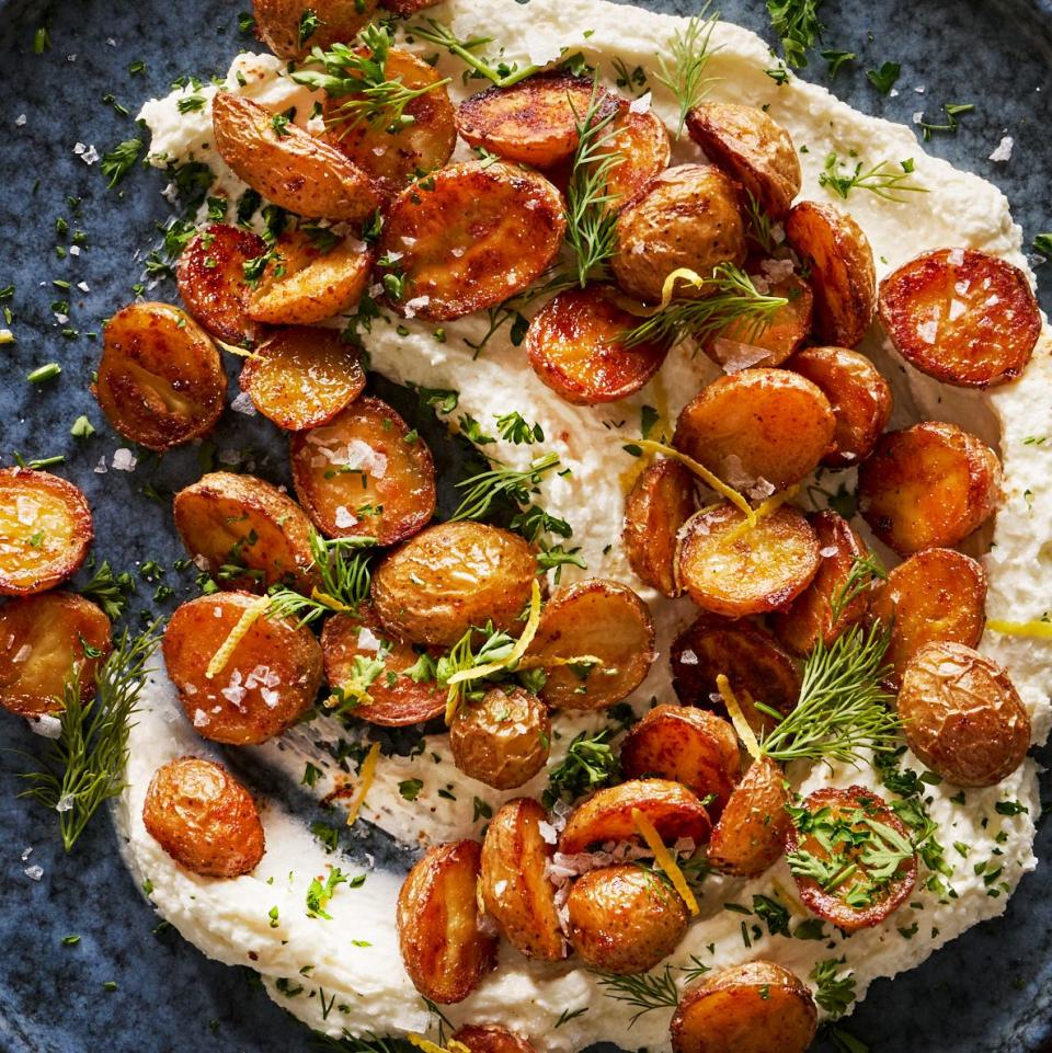 Whipped Feta Roasted Potatoes