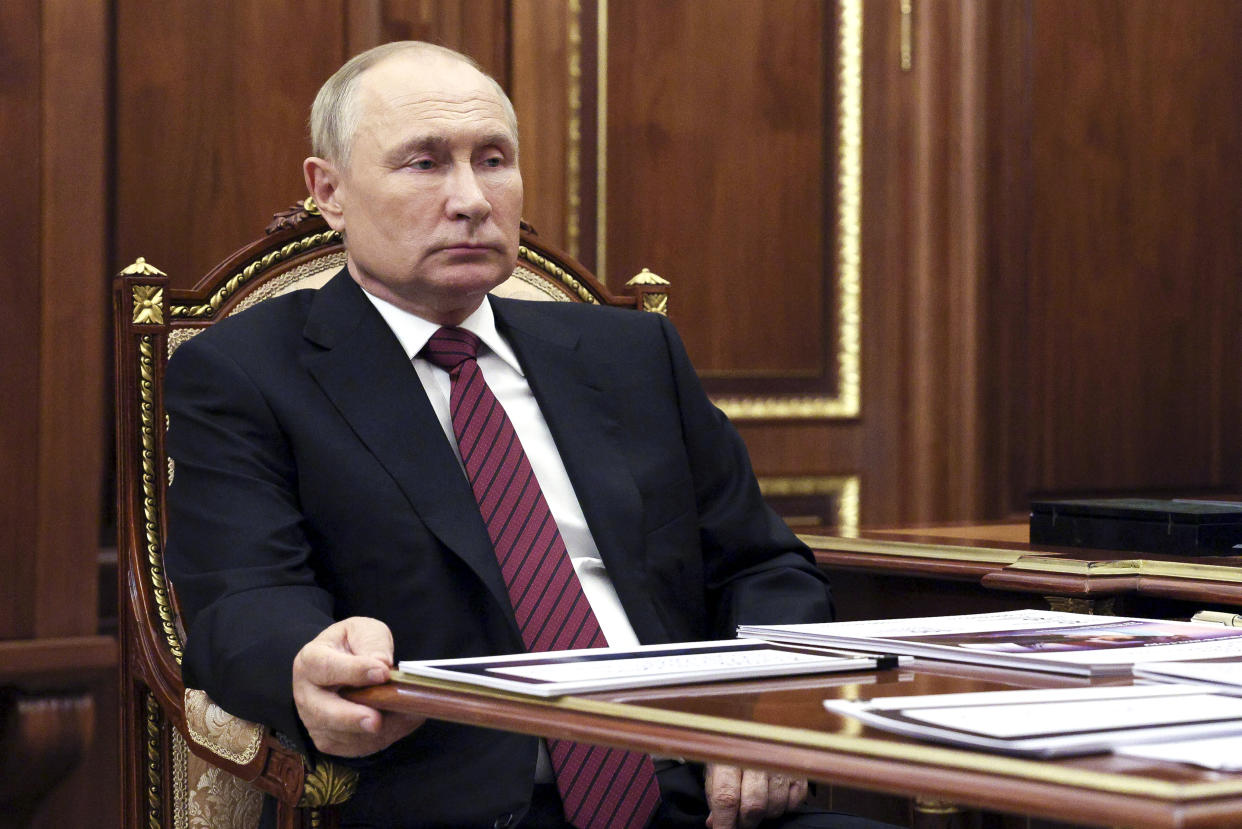 Russian President Vladimir Putin's war on Ukraine isn't going as well as he had anticipated. (Kremlin/Pool Photo via AP)