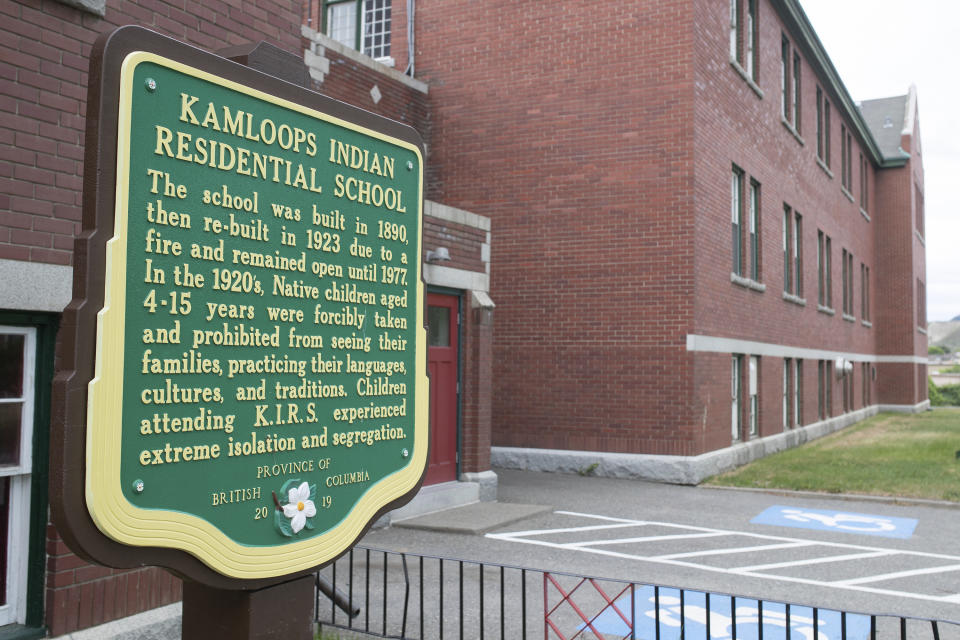 In 1978, the  Kamloops Indian Residential School in British Columbia closed down. Source: The Canadian Press via AP