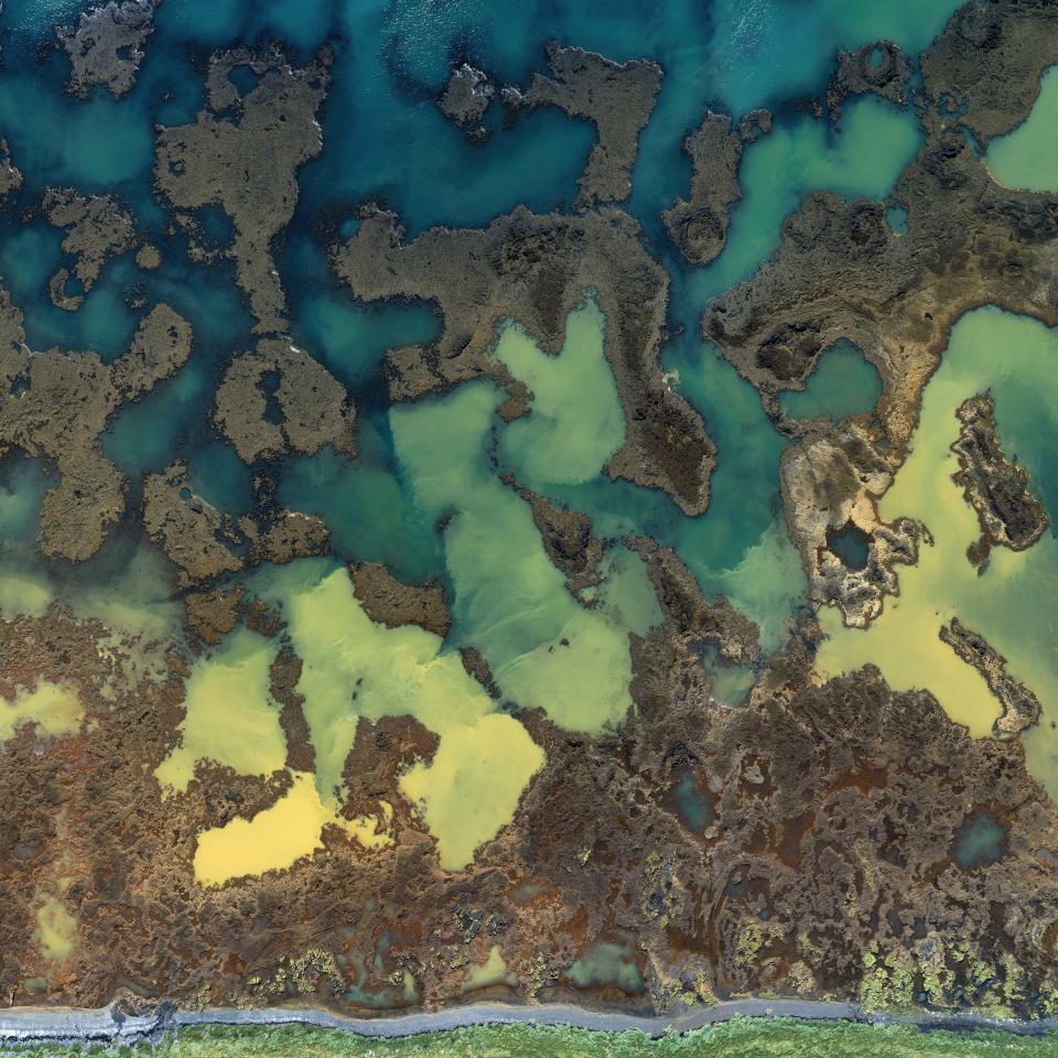 Lave Flow and Sea, Iceland. (Photo: Milan Radisic/Caters News)