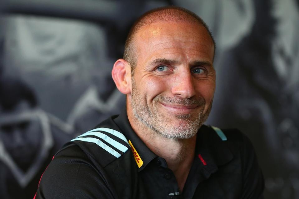 Winning smile: newly-appointed head of rugby Paul Gustard is determined to turn around the fortunes of struggling Harlequins: Getty Images for Harlequins