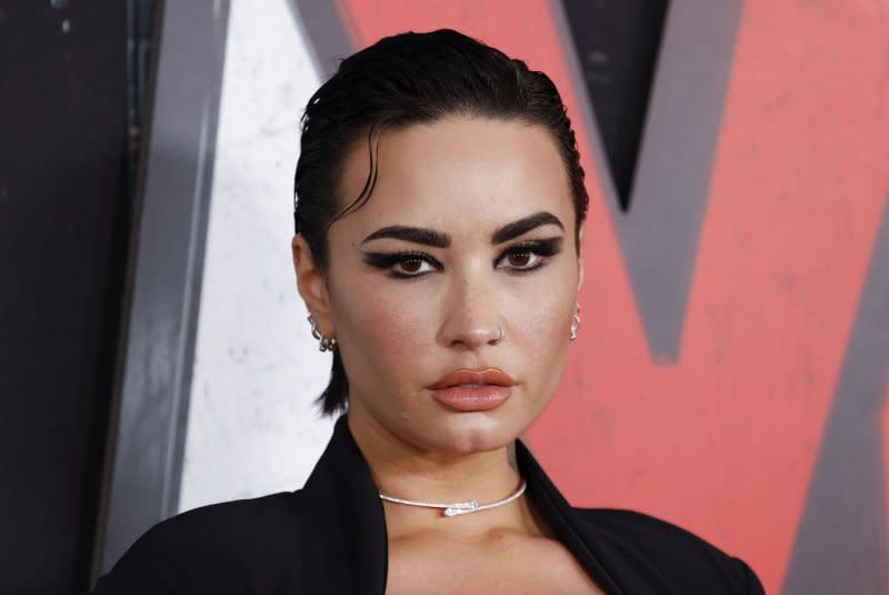 Demi Lovato attends the New York premiere of "Scream VI" in March. File Photo by John Angelillo/UPI