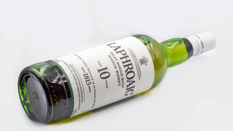 Bottle of Laphroaig 10-year