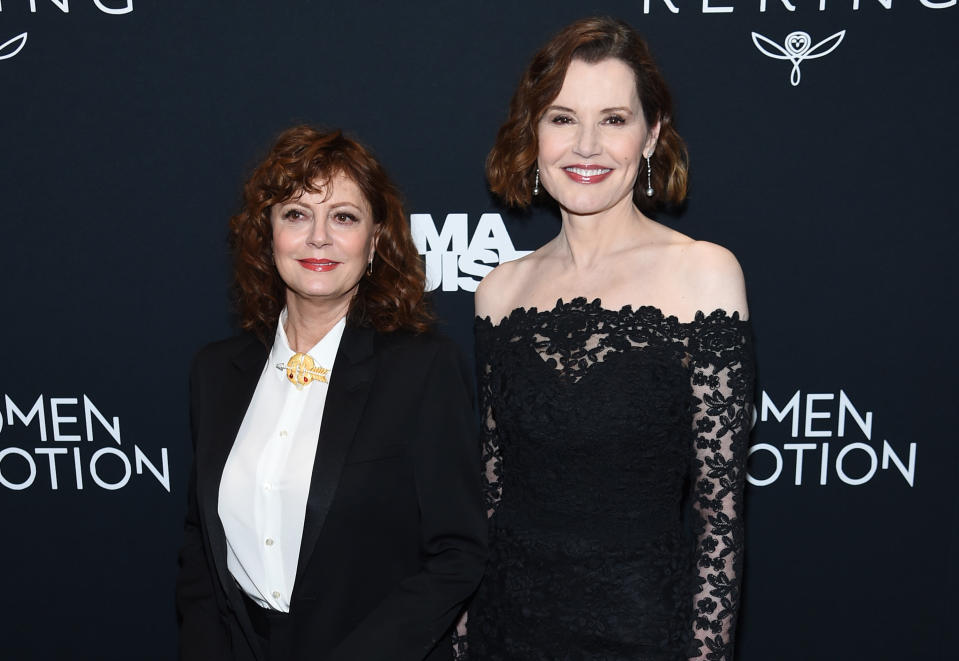 Susan Sarandon y Geena Davis, casi 30 años de amistad