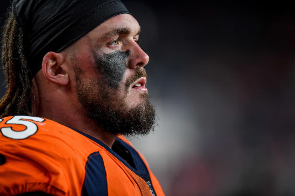 Derek Wolfe won a Super Bowl as a member of the Denver Broncos. / Credit: Dustin Bradford / Getty Images