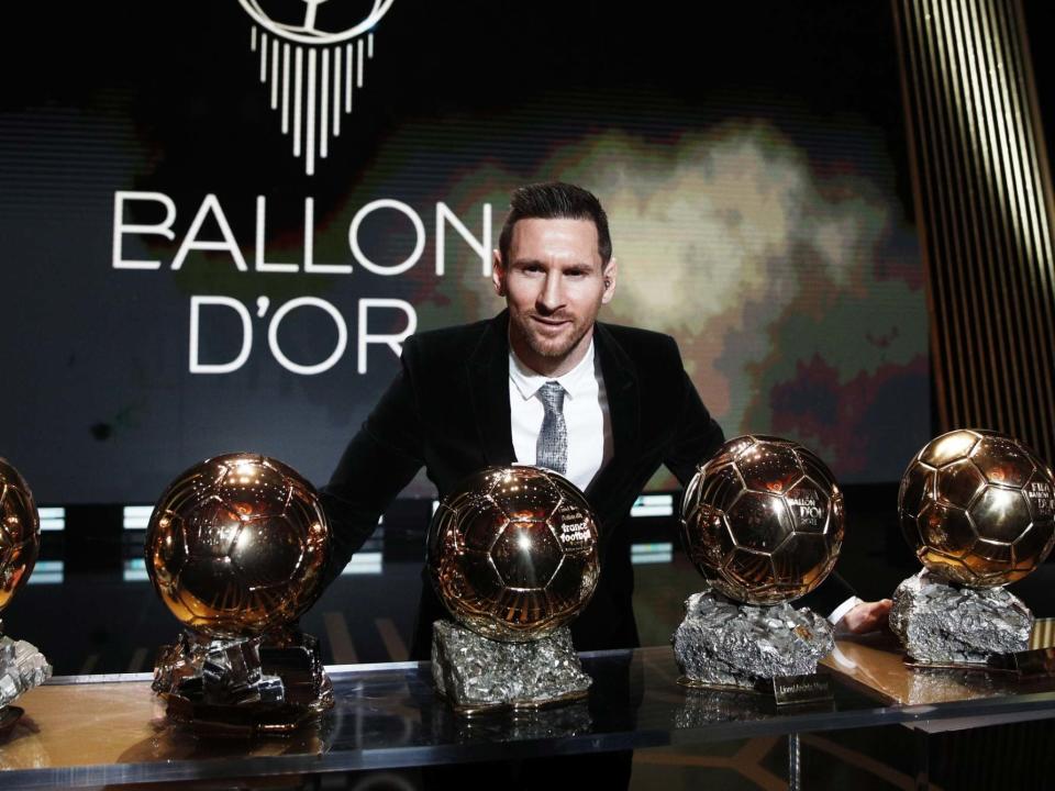 The Men's 2019 Ballon d'Or winner Barcelona forward Lionel Messi: EPA