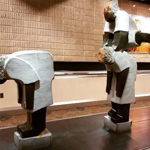 Not only functional but fun, Atlanta airport is dotted with artworks. Photo: Instagram/aprilwayland