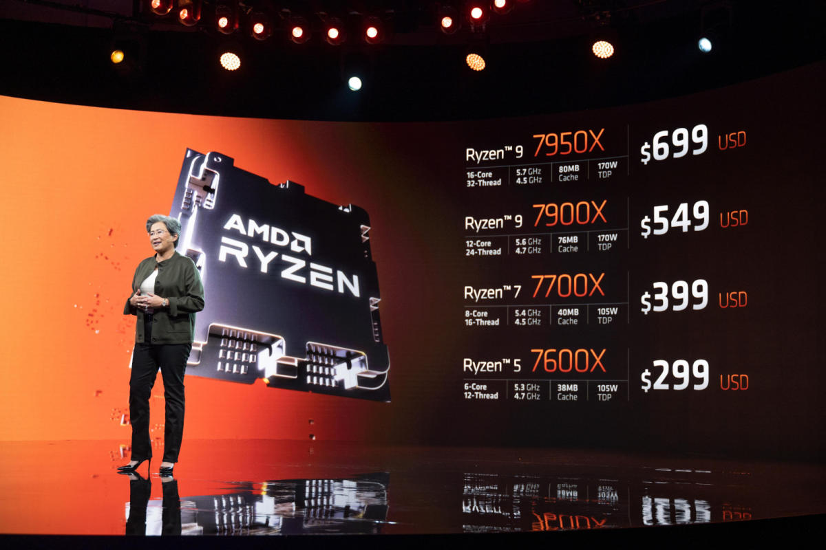 AMD makes Ryzen 7000 official: Launching September 27, starting at $299