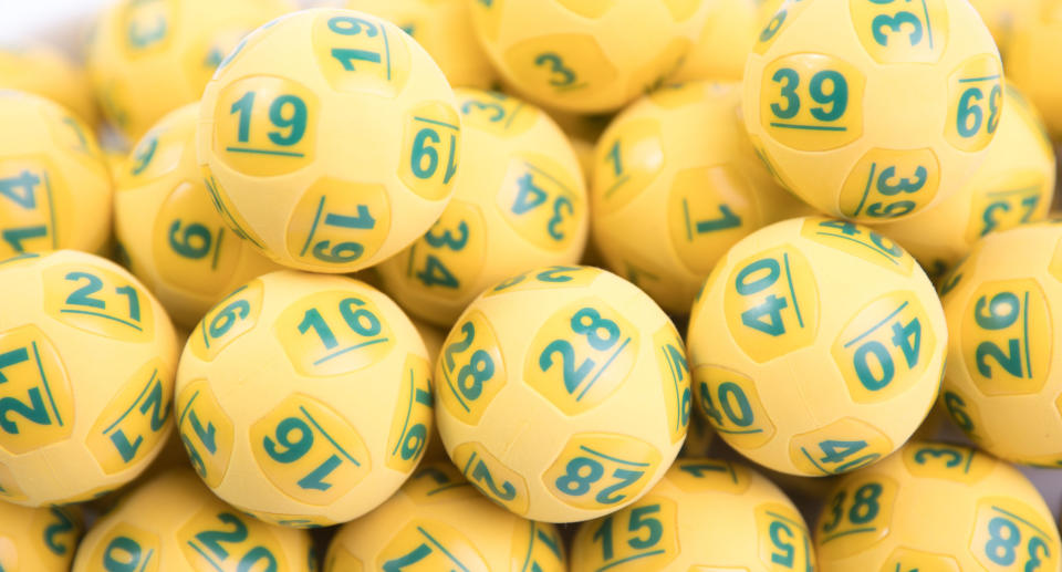 Stock image of OzLott balls. Source: The Lott
