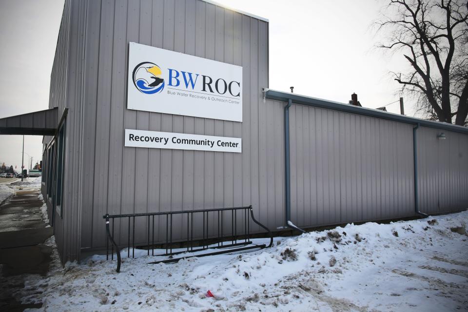 Blue Water Recovery and Outreach Center is getting over $400,000 from the city in federal COVID stimulus dollars to help expand services with additional recovery coaches and completion of renovations at the center on10th Street, pictured on Wednesday, Feb. 9, 2022.